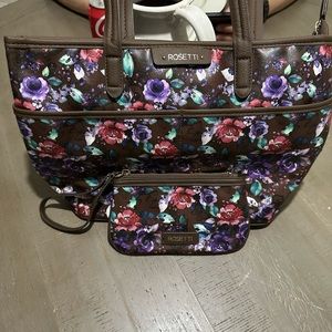 rosetti shoulder bag and wallet